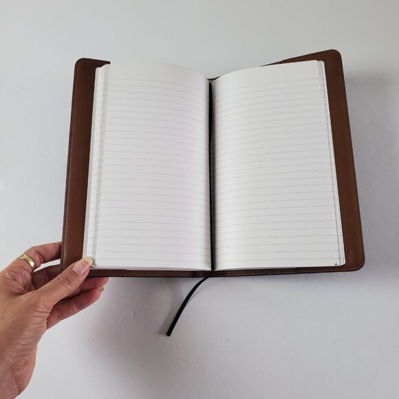 ❌️Michael Kors Brown MK Logo Medium Women Ladies Girls Lined Notebook - Picture 6 of 11